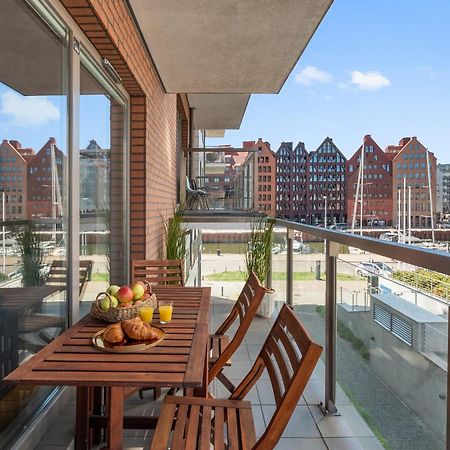 Waterlane Riverside - Spa, Pool, Gym & Parking By Downtown Apartments Gdansk Exterior foto
