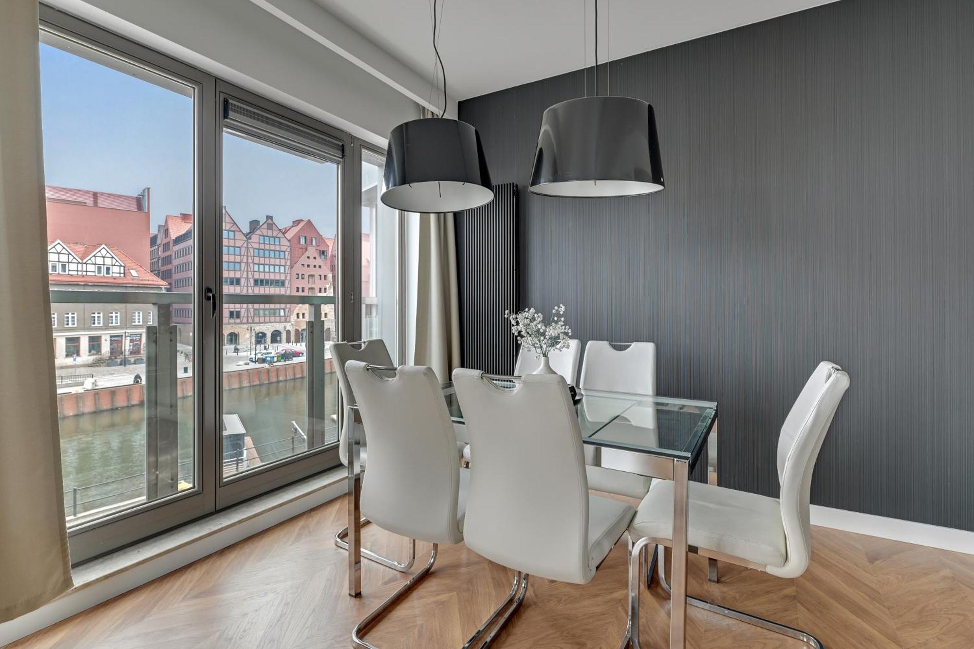 Waterlane Riverside - Spa, Pool, Gym & Parking By Downtown Apartments Gdansk Exterior foto
