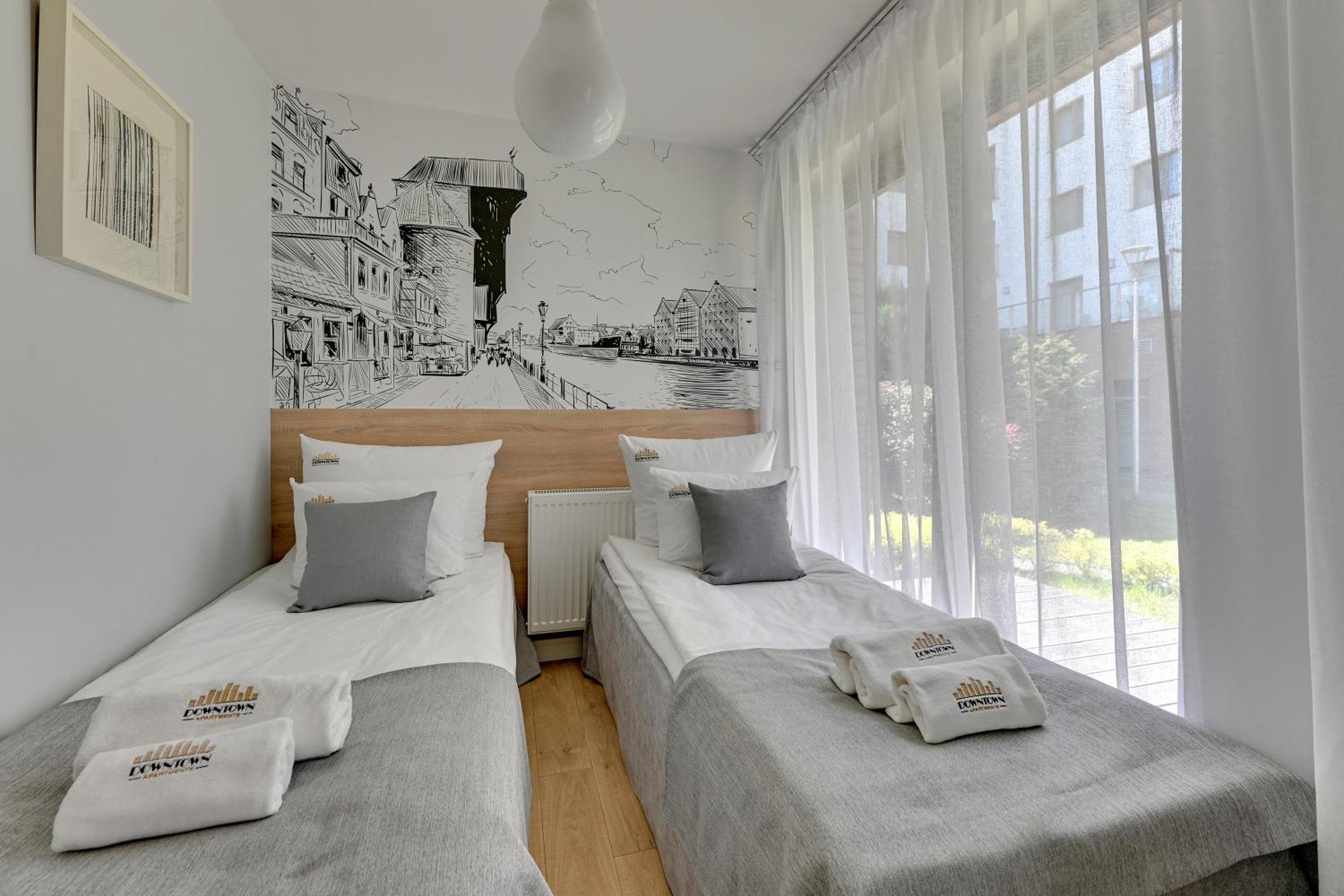 Waterlane Riverside - Spa, Pool, Gym & Parking By Downtown Apartments Gdansk Habitación foto